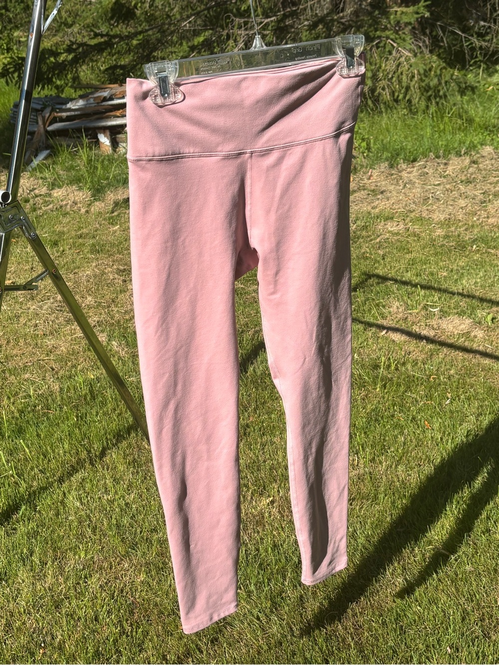 Fabletics Blush Pink High Rise Pocket‎ Leggings Medium